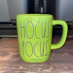 Rae Dunn hocus pocus green mug